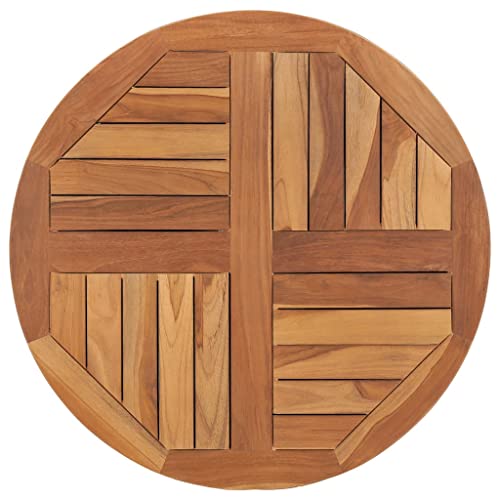 Vidaxl Teak Massiv Tischplatte Massivholzplatte Holzplatte Ersatztischplatte Holz