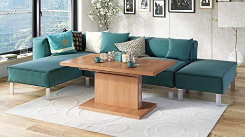 Mazzoni Design Couchtisch Tisch Aston Stufenlos H Henverstellbar
