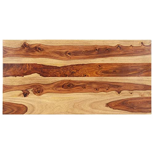 Vidaxl Sheesham Holz Massiv Tischplatte Massivholzplatte Holzplatte Ersatztischplatte